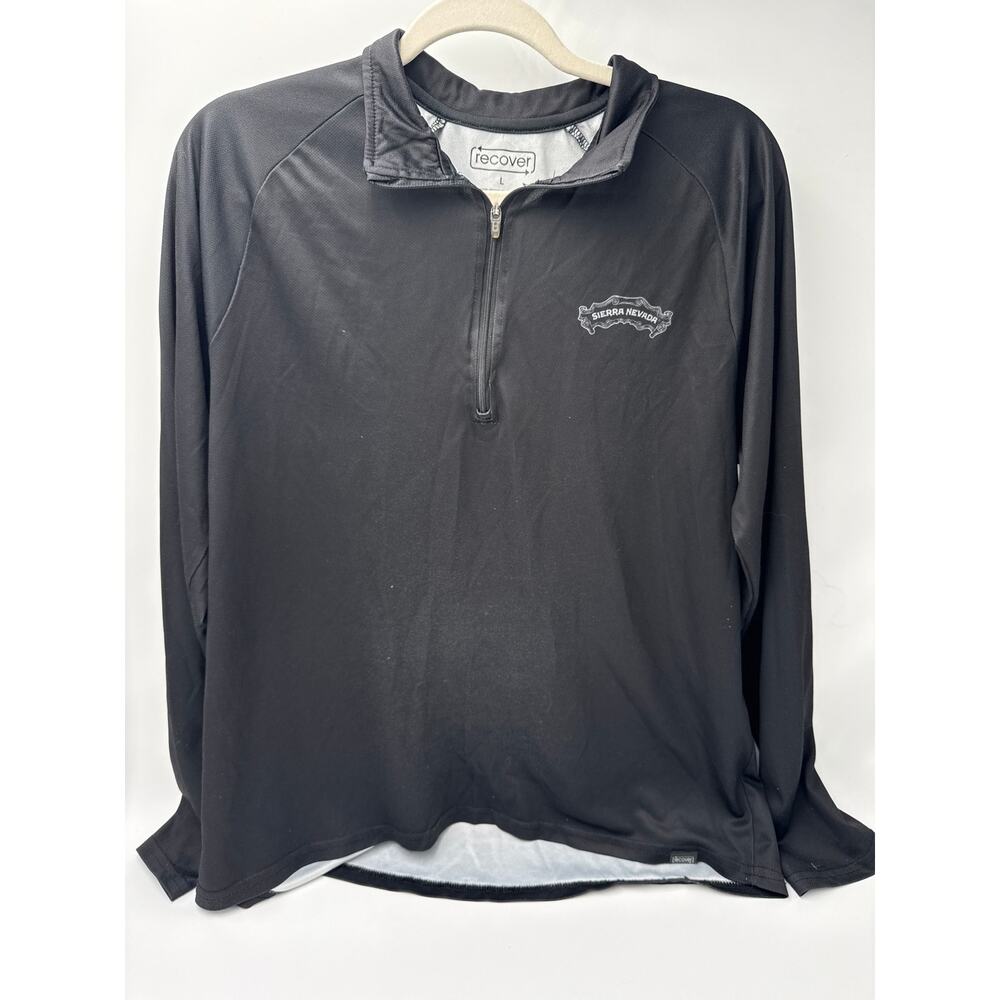 Sierra Nevada Quarter Zip Pullover Gray Lightweight Long Sleeve Large